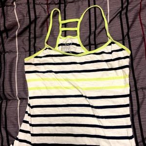 Garage striped tank top